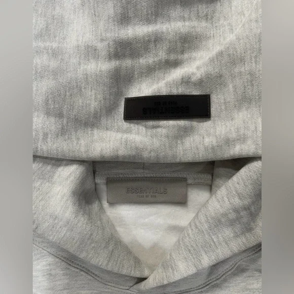Essentials Light Oatmeal Hoodie and Sweatpants Set
